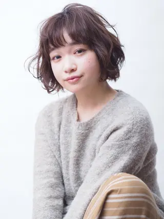 ショート パーマ SENSEスタイリストアカデミー守谷校所属・サロンアカデミー 増渕　規泰のヘアスタイル