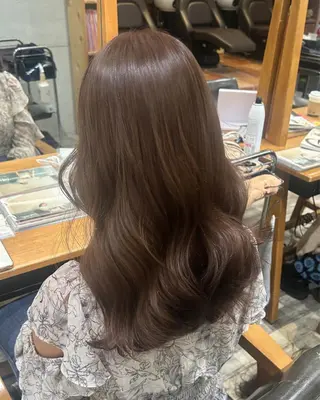 ロング カラー ミディアムヘア Chifumiのヘアスタイル