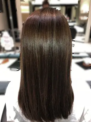 セミロング カラー ✨髪質改善✨ 田西　基彦のヘアスタイル