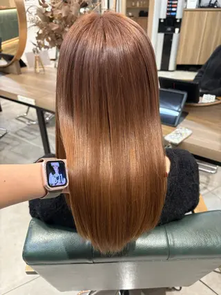 ミディアム カラー 🧸艶ブリーチ/深み カラー🌺Noa🌺のヘアスタイル