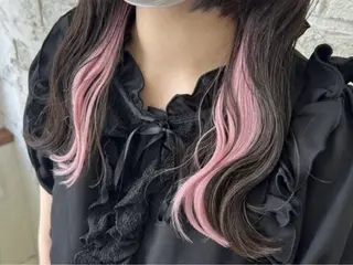 ロング 池袋艶カラー/メイク 🎀Rina🎀💚のヘアスタイル