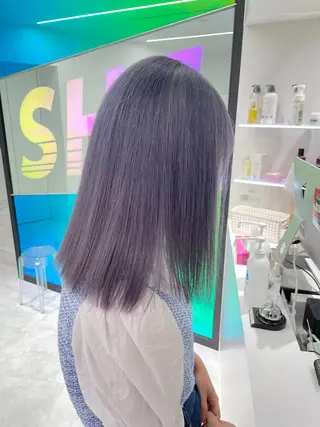 カラー 🤍💕ブリーチカラ ーAyaka💕🤍のヘアスタイル