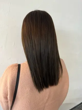 セミロング カラー giraffe  beauty ****所属・myon giraffeのヘアスタイル