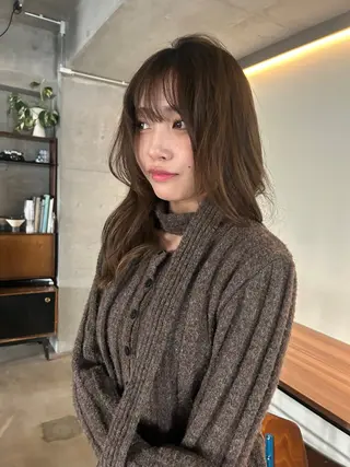 ロング カラー 韓国レイヤー/ ボブ/ EMIRIのヘアスタイル