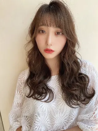 セミロング Hair make genie所属・シノヅカ ケンゾーのヘアスタイル