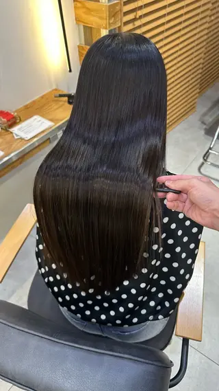 セミロング リキ/縮毛矯正🫧 /メンズカット💈のヘアスタイル