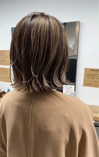 ミディアム カラー 柏サニーズ✂︎クセ毛 ◎ショート◎正樹のヘアスタイル