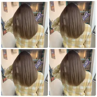 ロング カラー 京都大人女性ショート 徒歩1分/秋山のヘアスタイル