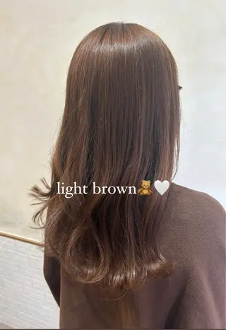 ロング カラー kanon♡ 暖色カラー‎🤍のヘアスタイル