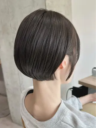 ショート カラー 透明感カラー/ボブ /佐藤伶のヘアスタイル