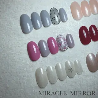 ネイル ミラクルミラー 町野のネイルデザイン