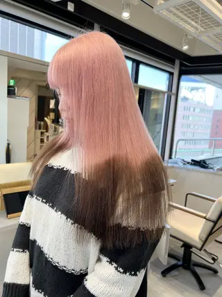 ミディアム デザイン🥇複雑履歴 ハイトーン特化のヘアスタイル