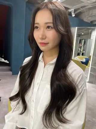 ロング カラー ヘアアレンジ 韓国ヘア/髪質改善 TAKAHIROのヘアスタイル