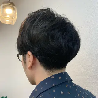 ショート パーマ メンズ ✨艶カラー/韓国ヘア ✨momoriのヘアスタイル