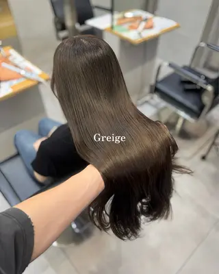 ロング カラー 宮本 優のヘアスタイル