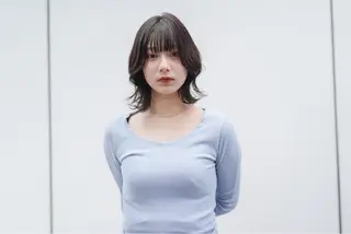 ロング カラー opus 店長大和 レイヤー/赤み消しのヘアスタイル