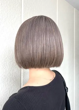 ミディアム カラー 池田 真衣のヘアスタイル