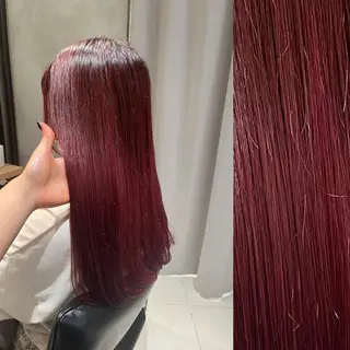 ロング カラー ヘアアレンジ stylist ◎RUKI.のヘアスタイル