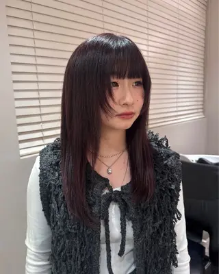 カラー 🟧mana /渋谷/mile🟧のヘアスタイル