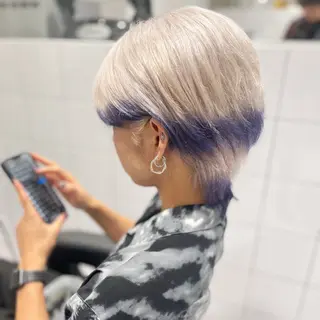 カラー メンズ 🫧うる艶トレンド 🫧透明感カラーのヘアスタイル