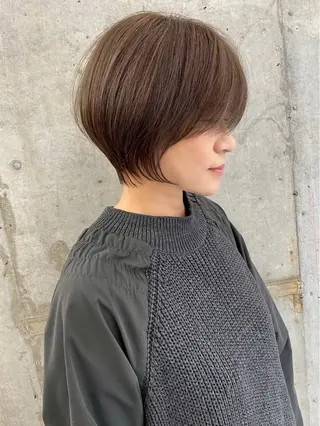 ショート ブリーチ/ベージュ 💕/momoaのヘアスタイル