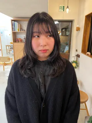 ミディアム パーマ DENALI HAIR所属・宇野澤 銘のヘアスタイル