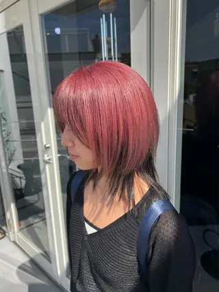 ミディアム ブリーチ/艶カラー/ Chinatsuのヘアスタイル