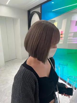 カラー ブリーチなし透明感 💗RYOTAのヘアスタイル