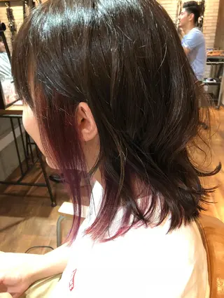 ミディアム カラー La fith hair swag所属・山村 直哉のヘアスタイル