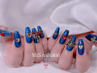 ネイル MxS Nail 【長さだし/フィルイン/マグネット/ワンホンネイル/韓国ネイル/パラジェル】所属・M×S Nail みなのネイルデザイン