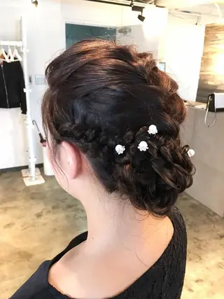 ミディアム セミロング ロング ヘアアレンジ 🌈ディレクター🌈 徳松優希のヘアスタイル