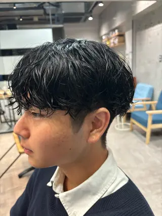 パーマ メンズ PANOLA下北沢所属・PANOLA下北沢 中川夢菜のヘアスタイル