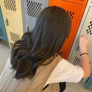ロング カラー ヘアアレンジ 透明感カラー🌈 菊池 結衣のヘアスタイル