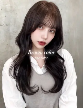 ロング 🫧aika/大宮 /暖色系カラー🫧のヘアスタイル