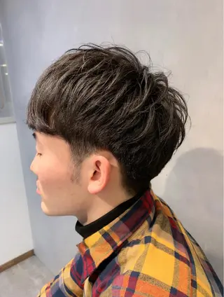 ショート パーマ メンズ ainico.所属・明治神宮前 NANAMIのヘアスタイル