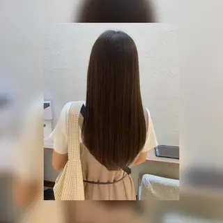 ロング カラー 艶質改善/縮毛矯正 ササキナツミのヘアスタイル
