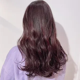 ロング カラー 新宿/韓国風レイヤー 髪質改善/渋谷直樹のヘアスタイル