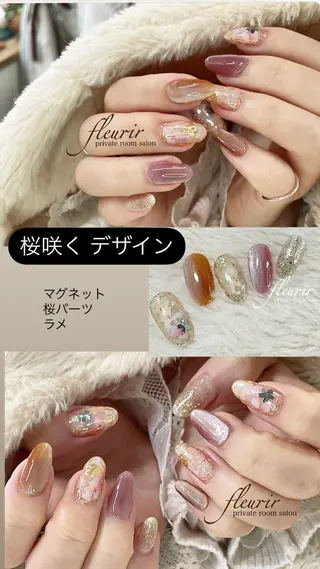 ネイル フルリール 【プライベートサロンのネイルデザイン