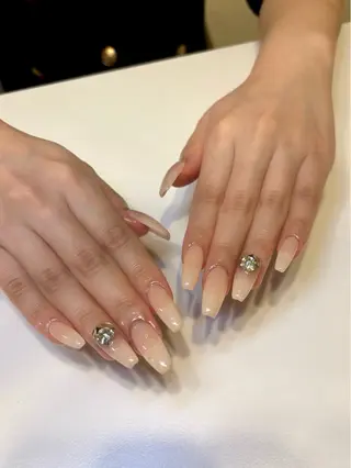 ネイル ️🩵Merci Miyu 南堀江️のネイルデザイン