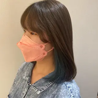 ミディアム 骨格診断/似合わせ カットあさみななこのヘアスタイル