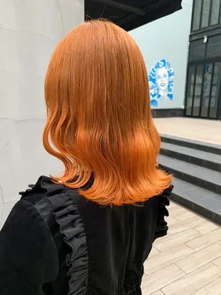 ミディアム カラー ヘアアレンジ yuka .のヘアスタイル