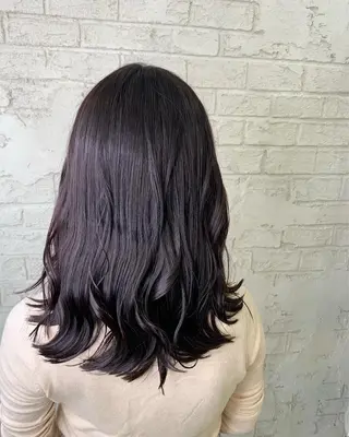 セミロング カラー ブリーチ特化 ハイトーンRYOYAのヘアスタイル