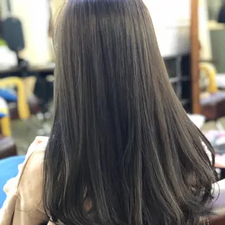 ロング カラー 【艶髪×韓国風】 毛流れ職人 RYOのヘアスタイル