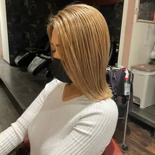 ミディアム カラー Wataru 髪質改善カラー💎のヘアスタイル