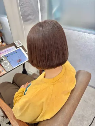 ショート 久保田康雅　辻堂 髪質改善×縮毛矯正のヘアスタイル