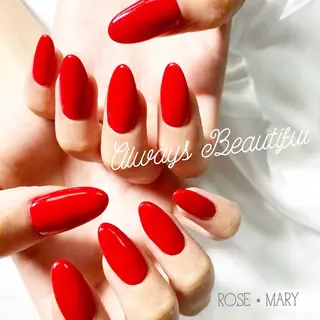 ミディアム ネイル ROSE・ MARY 鈴木のネイルデザイン