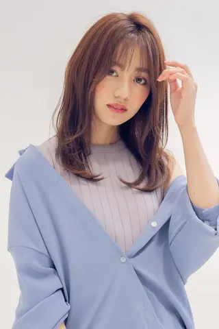 ミディアム 艶カラー/髪質改善/ はかまた🕊️のヘアスタイル