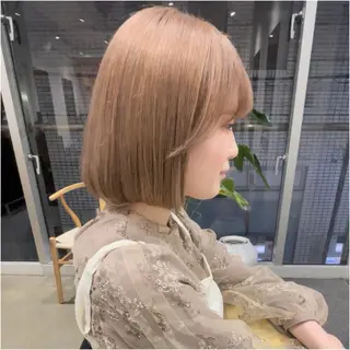 ミディアム カラー 圧倒的なケアブリーチ /髪質改善🩵松田のヘアスタイル