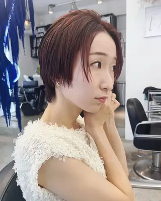 ショート カラー undercurrent (アンダーカレント)所属・Nakano Hajimeのヘアスタイル