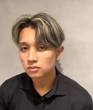 カラー メンズ 外国人風カラー職人 レオのヘアスタイル